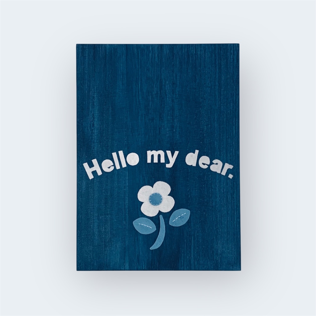 よつはなうさぎ(レトロブルー)