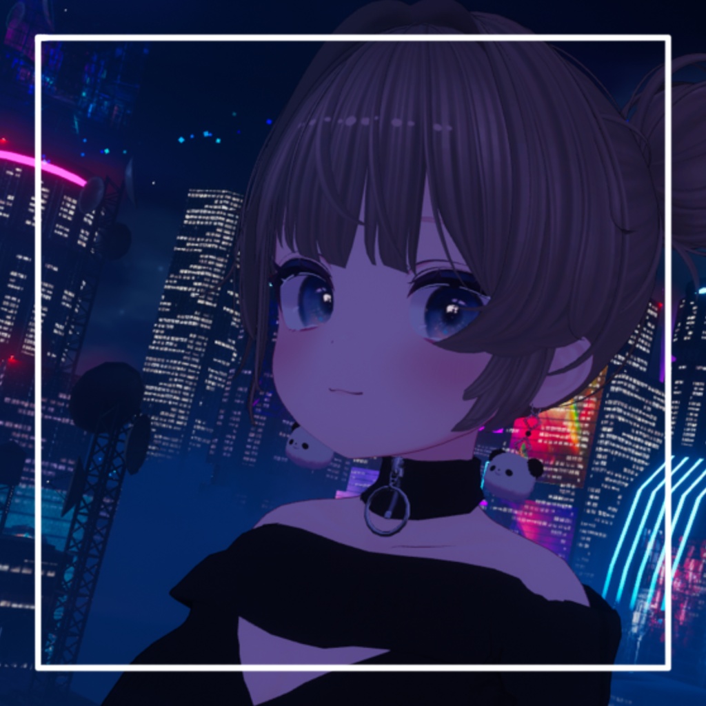 【全18色】ふわふわパンダイヤリング【PB】