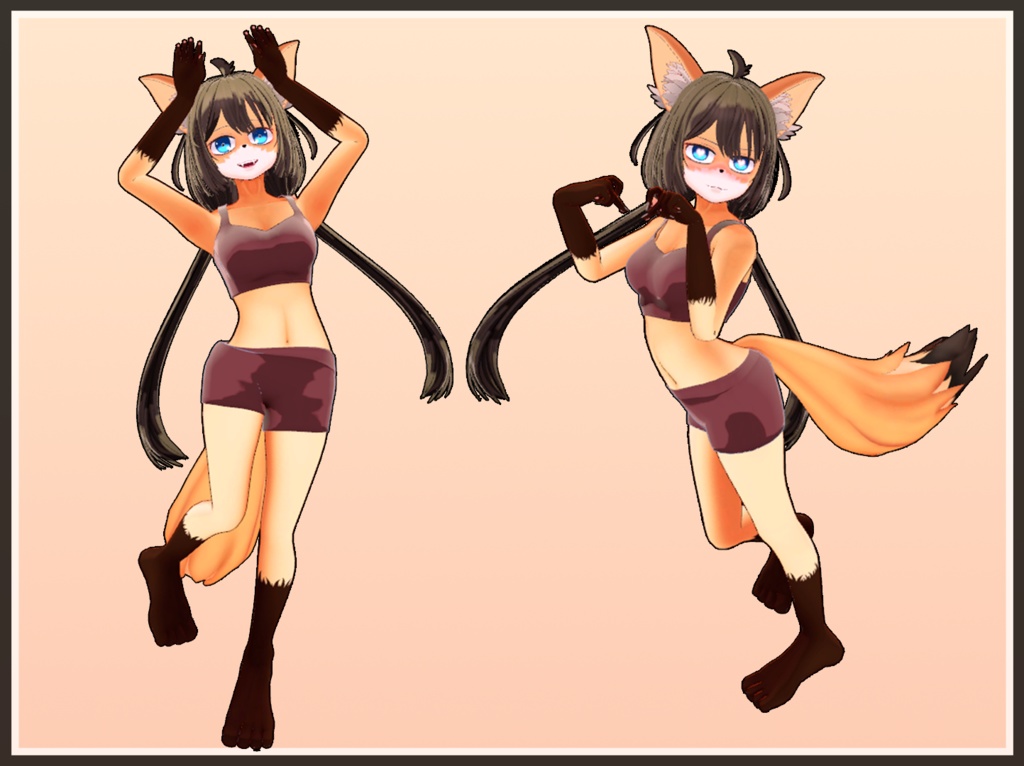 オリジナル3Dモデル「ミロ」(Miro) | VRChat対応