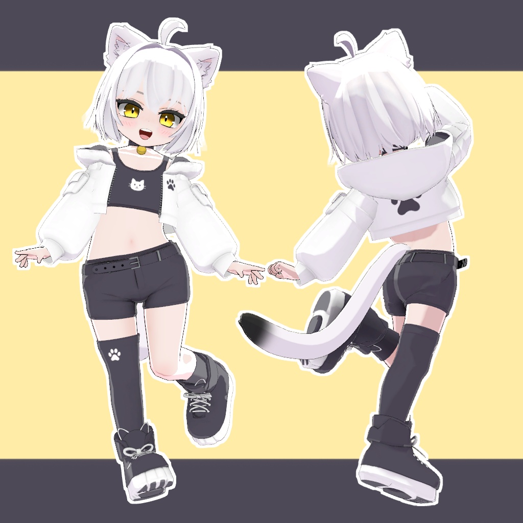【VRChat対応】オリジナル3Dモデル「Nia」