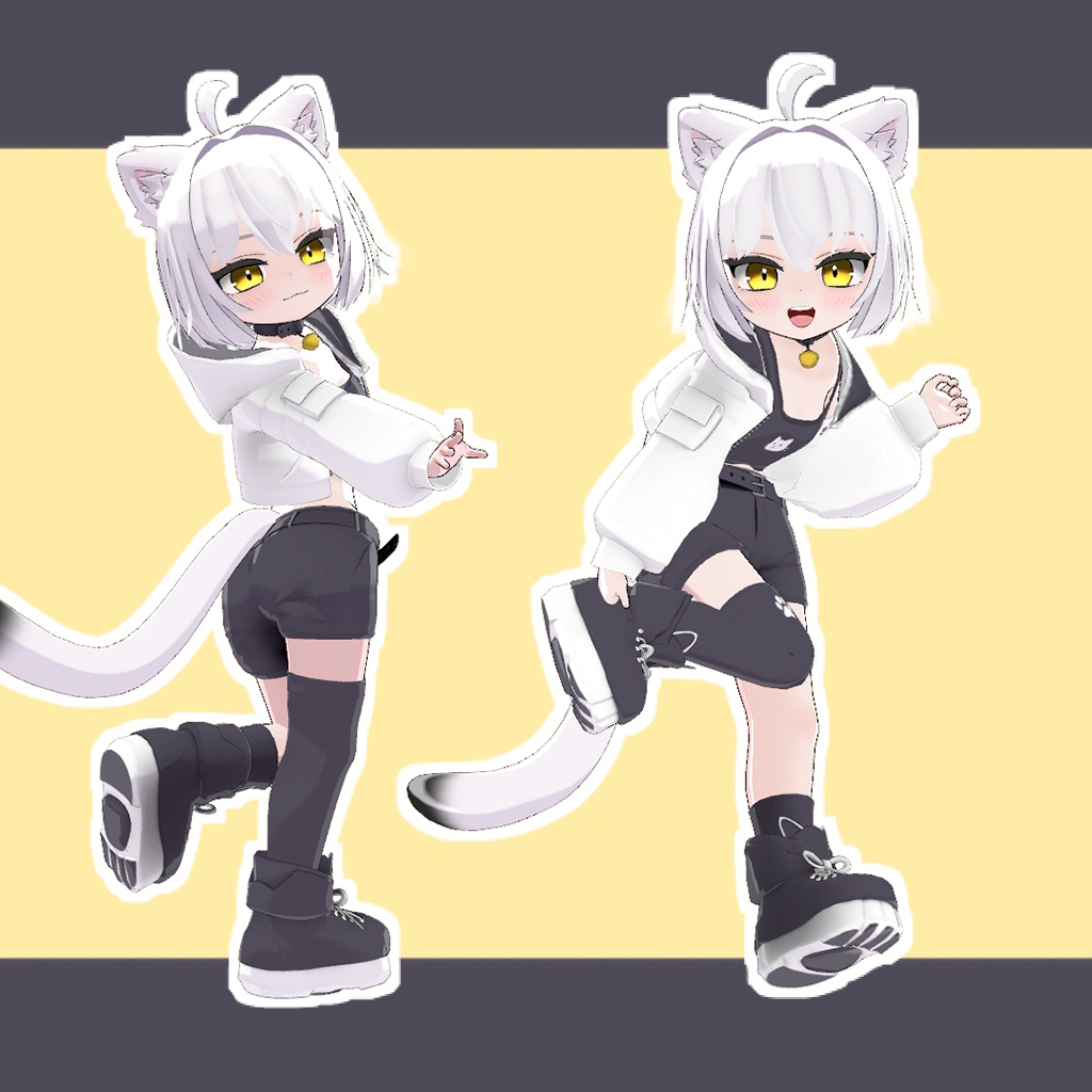 【VRChat対応】オリジナル3Dモデル「Nia」
