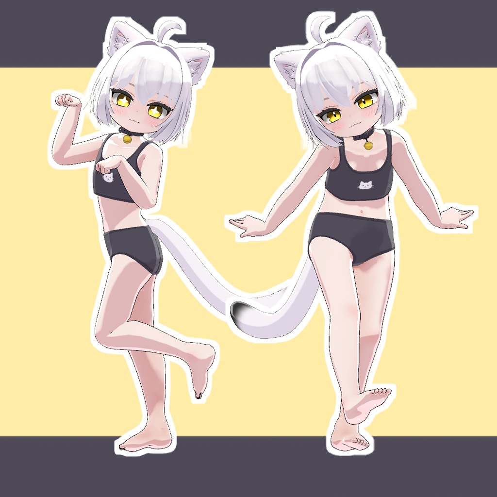 【VRChat対応】オリジナル3Dモデル「Nia」
