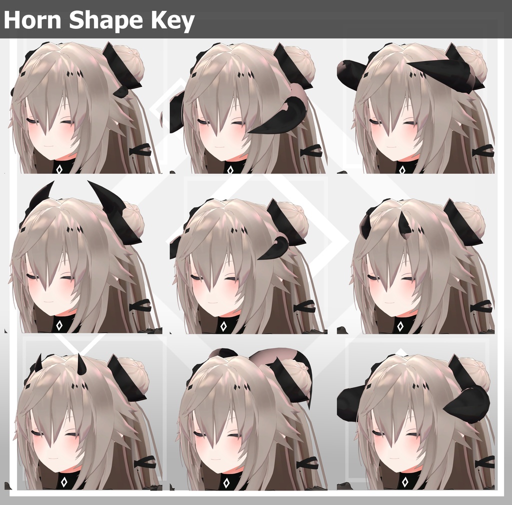 【オリジナル3Dモデル】リンフェイ(女性型) Ver.1.04