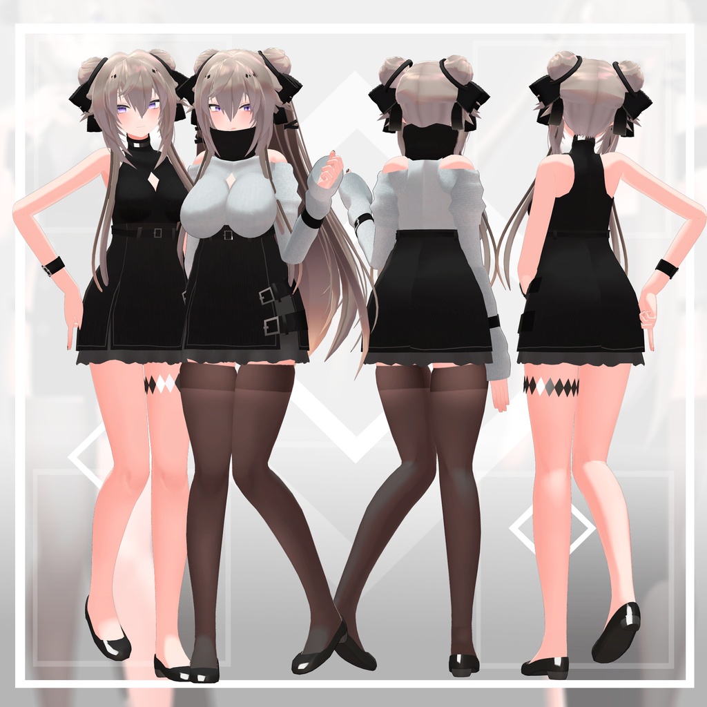 【オリジナル3Dモデル】リンフェイ(女性型) Ver.1.04