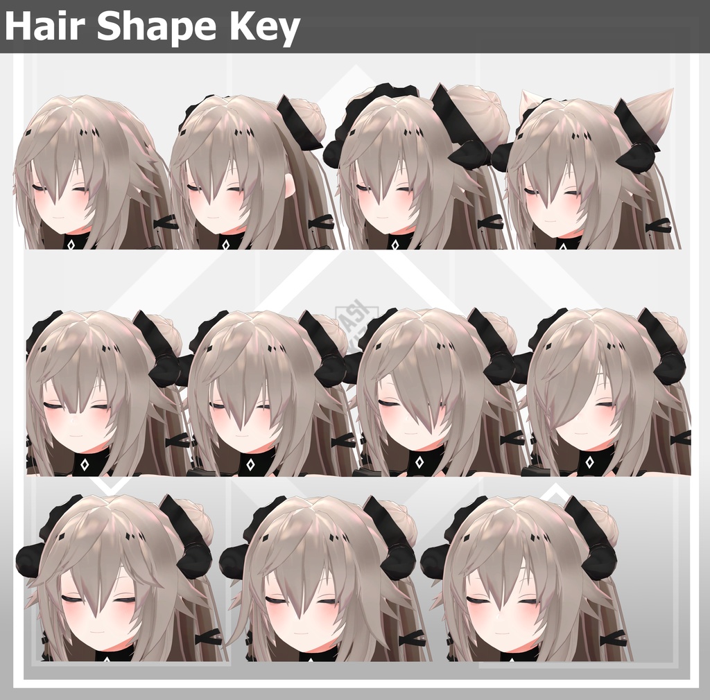 【オリジナル3Dモデル】リンフェイ(女性型) Ver.1.04