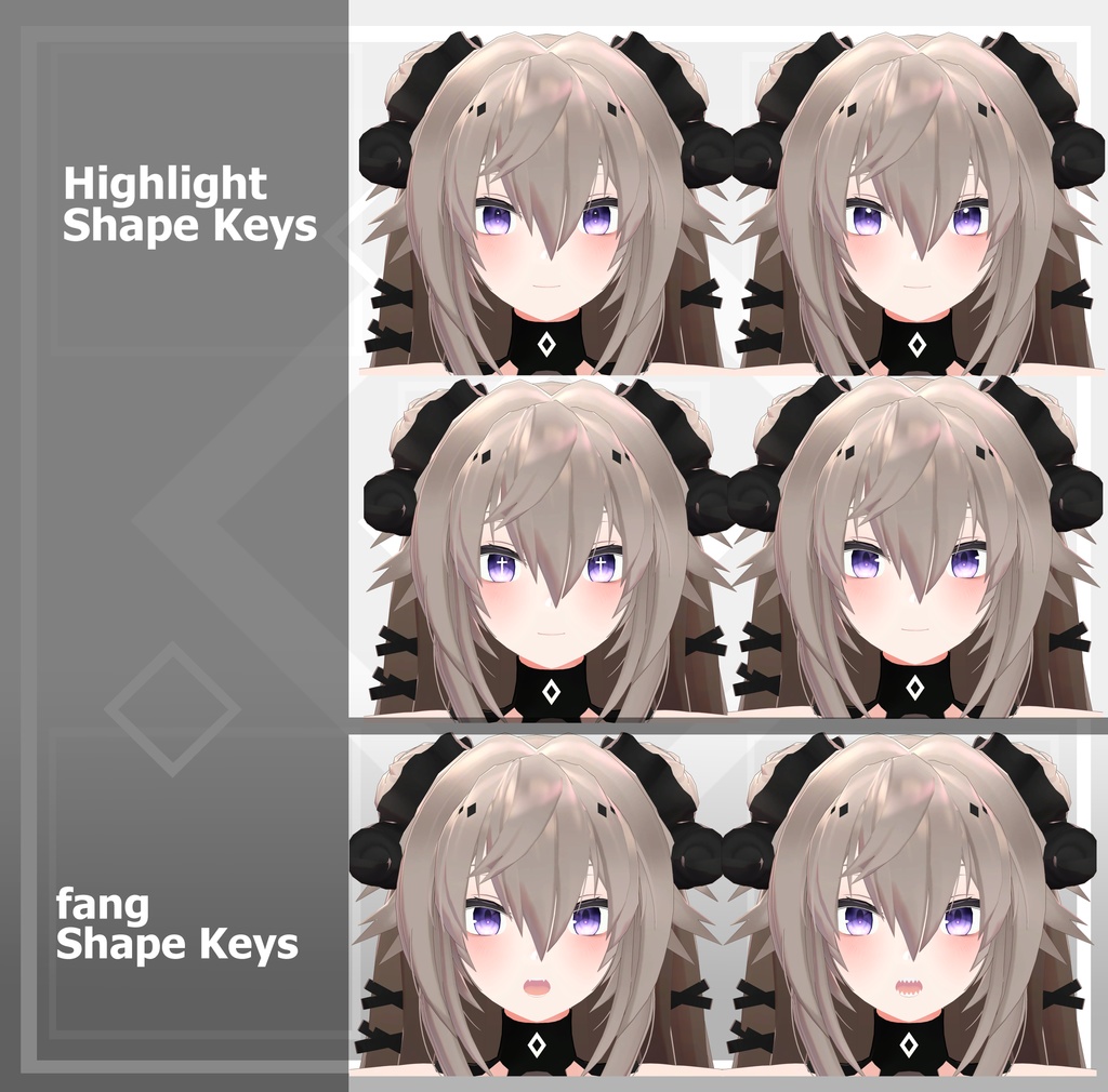 【オリジナル3Dモデル】リンフェイ(女性型) Ver.1.04