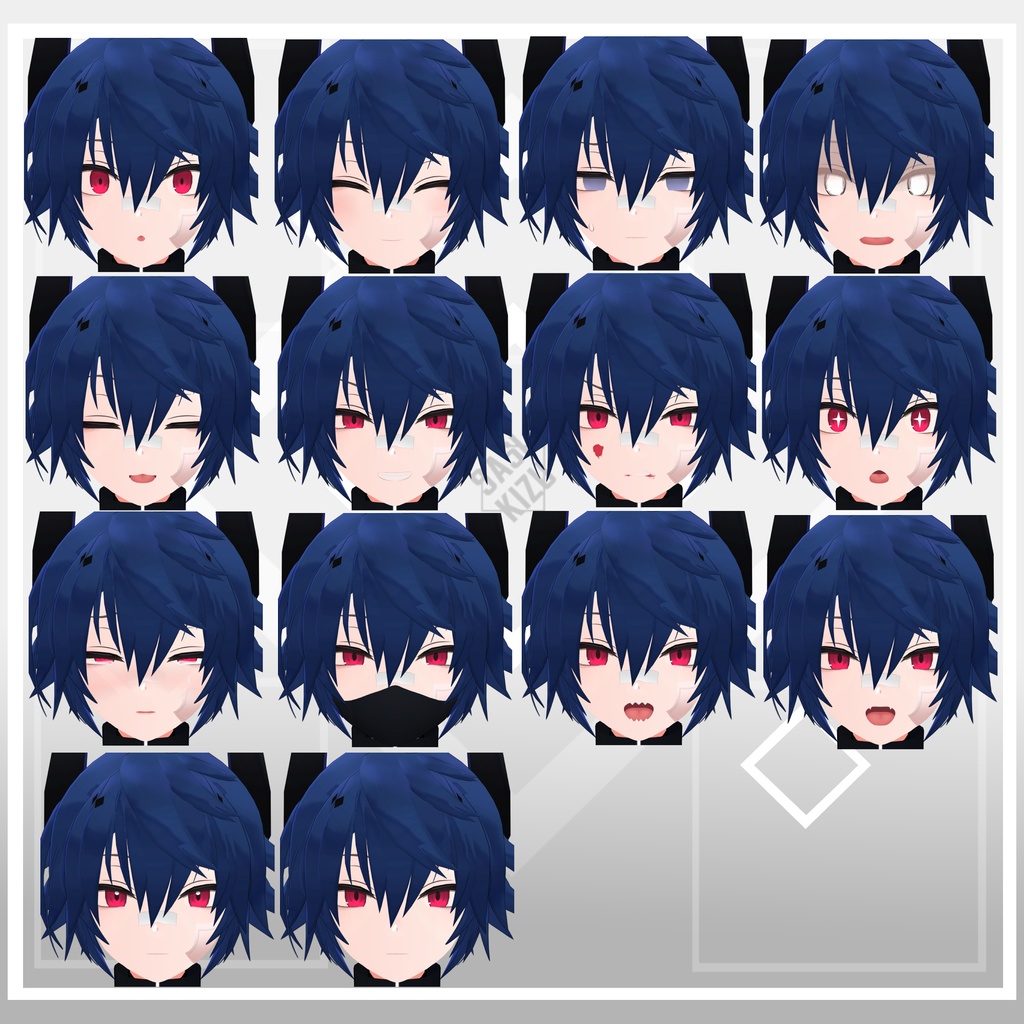 【オリジナル3Dモデル】ノイズ Ver.1.02