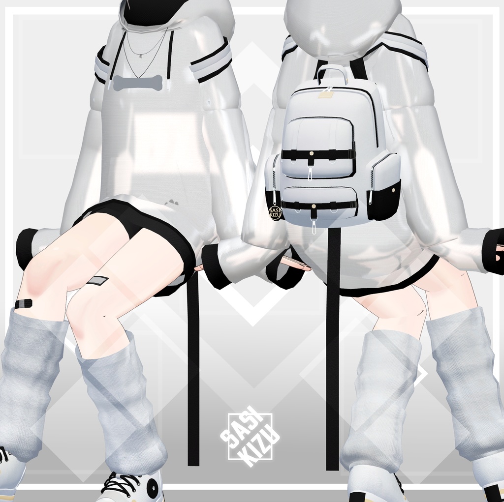 SASIKIZU式モデル専用衣装「INU_HOODIE」