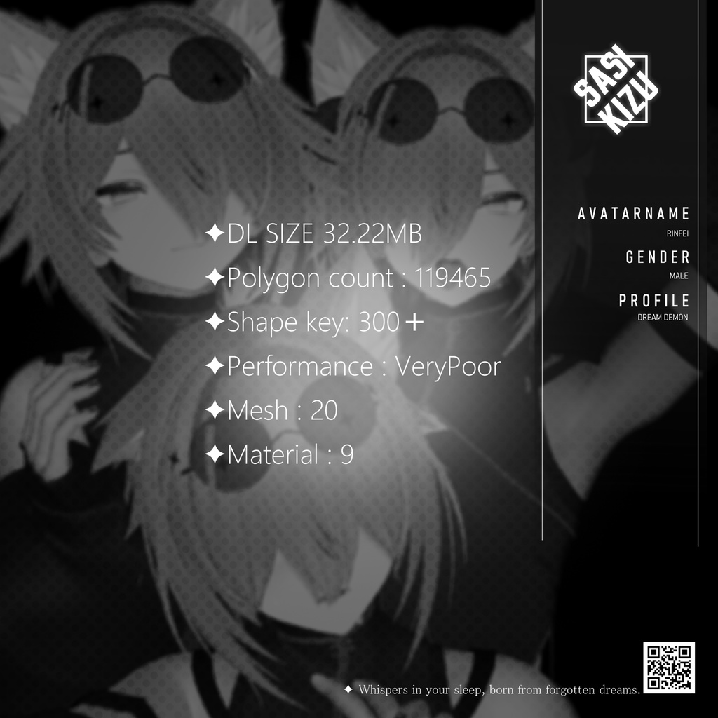 【オリジナル3Dモデル】リンフェイ(Rinfei)RE Ver.1.02