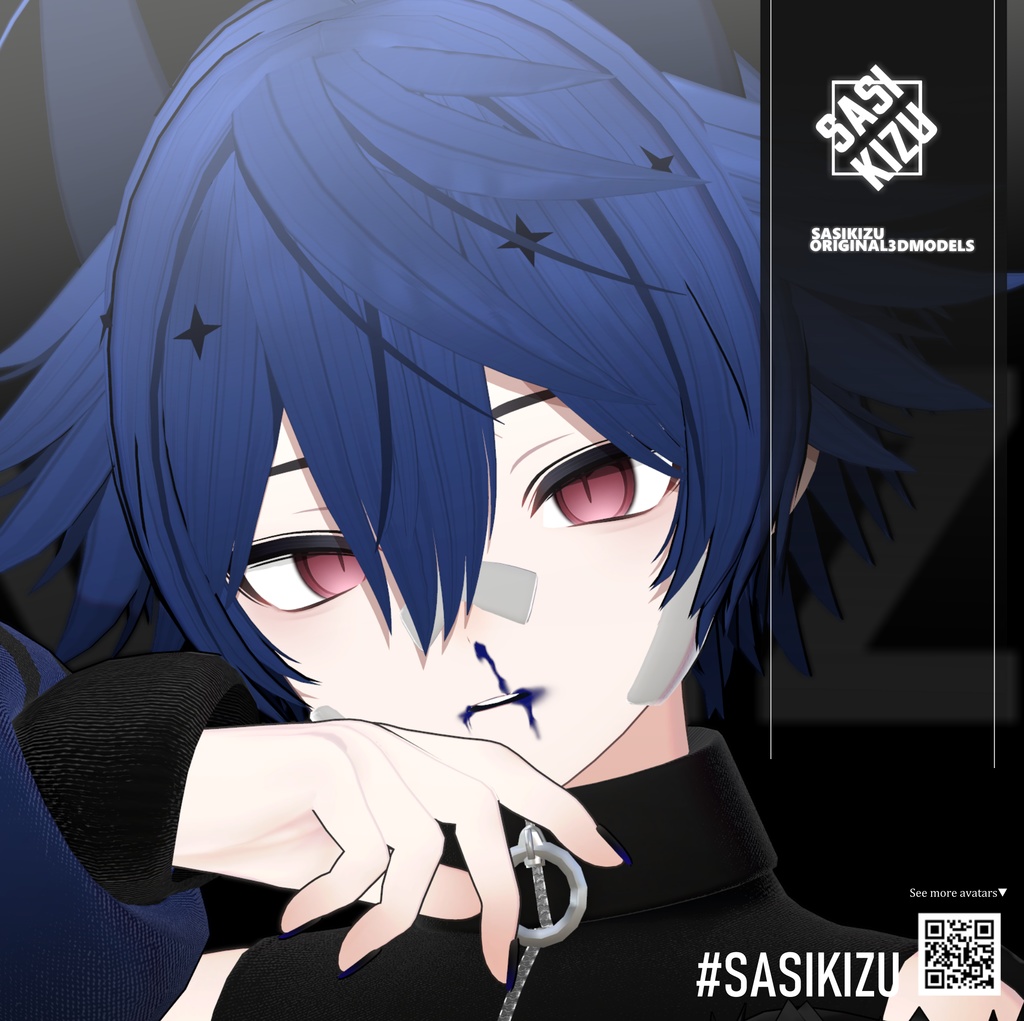 【オリジナル3Dモデル】ノイズ(noiz)RE Ver.1.00