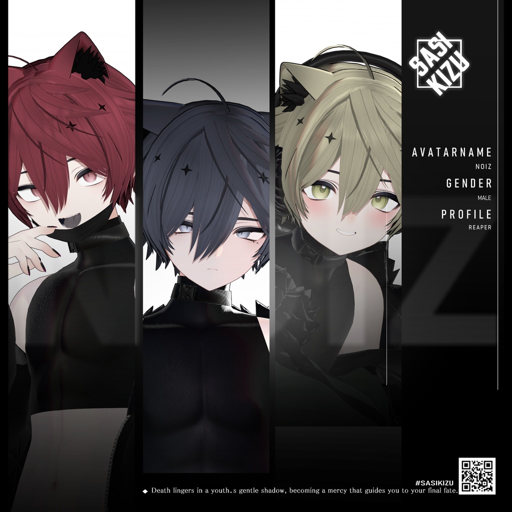 【オリジナル3Dモデル】ノイズ(noiz)RE Ver.1.00