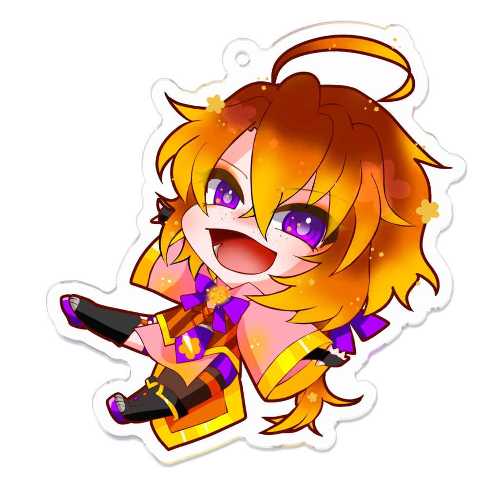 ゴリラのわっかちゃん（ヒト）アクリルキーホルダー