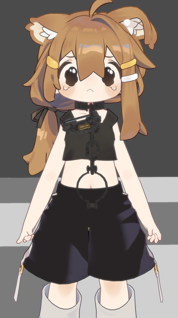 【PB】きったねえ首枷ネームプレート付