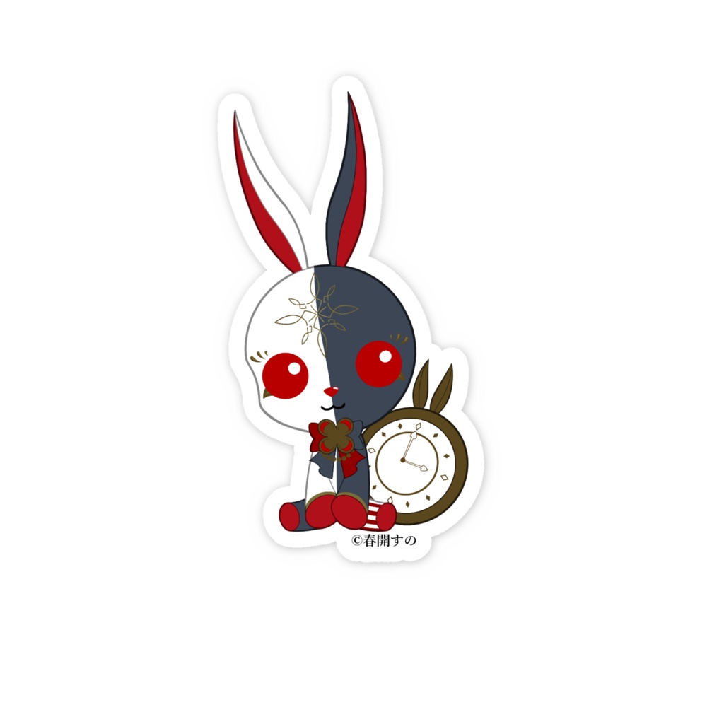 「一兎同躰」ステッカー