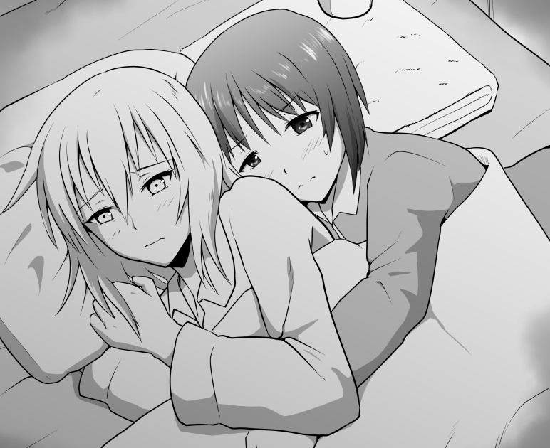 手を取って二人、並び歩いて三人