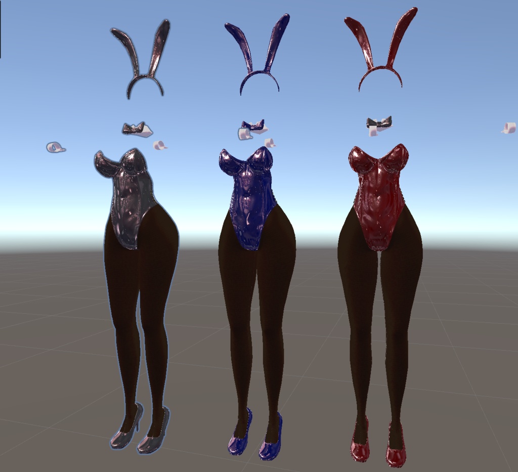 慧梨花-Erica-対応衣装 Night Bunny【VRchat】