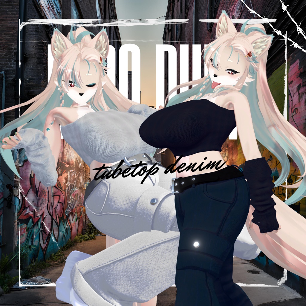 【アバター追加】だぼパンク【VRchat】【40アバター対応】