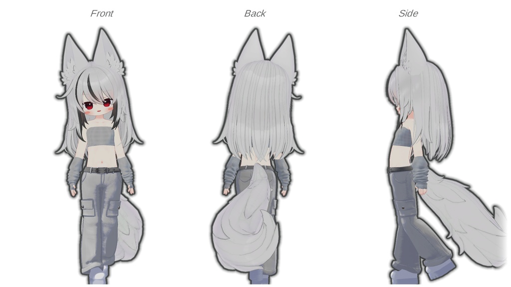 【アバター追加】だぼパンク【VRchat】【34アバター対応】