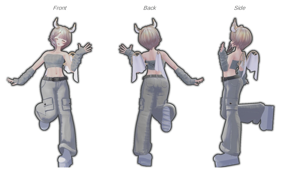 【アバター追加】だぼパンク【VRchat】【34アバター対応】