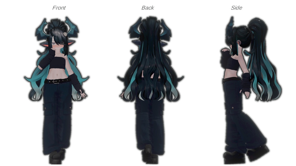 【アバター追加】だぼパンク【VRchat】【34アバター対応】