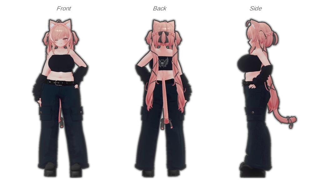 【アバター追加】だぼパンク【VRchat】【34アバター対応】