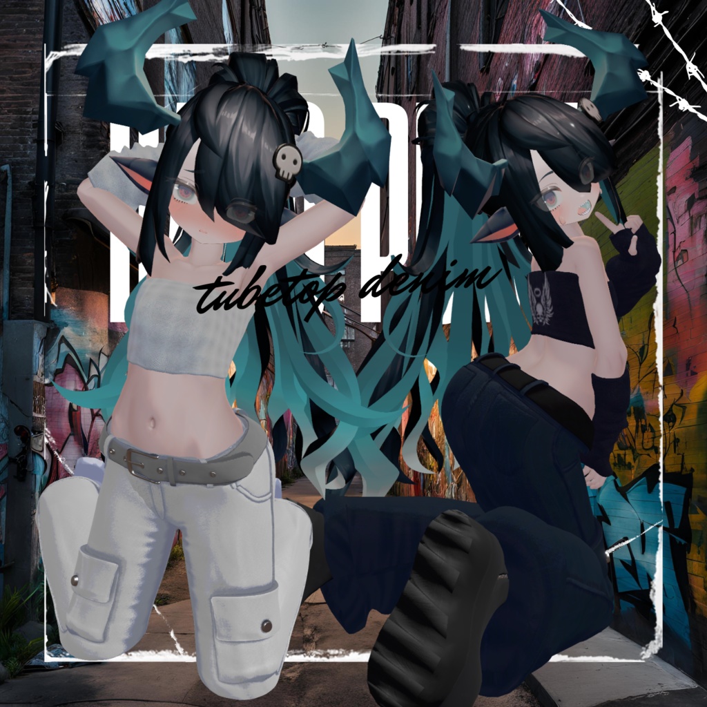 【アバター追加】だぼパンク【VRchat】【34アバター対応】