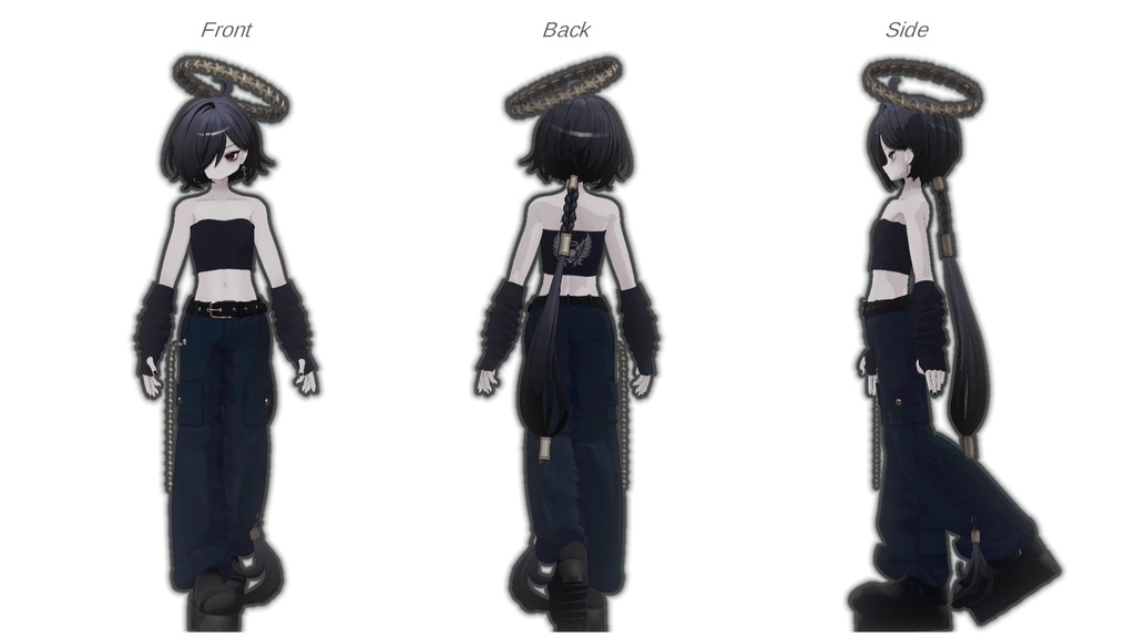 【48アバター対応】だぼパンク【VRchat】