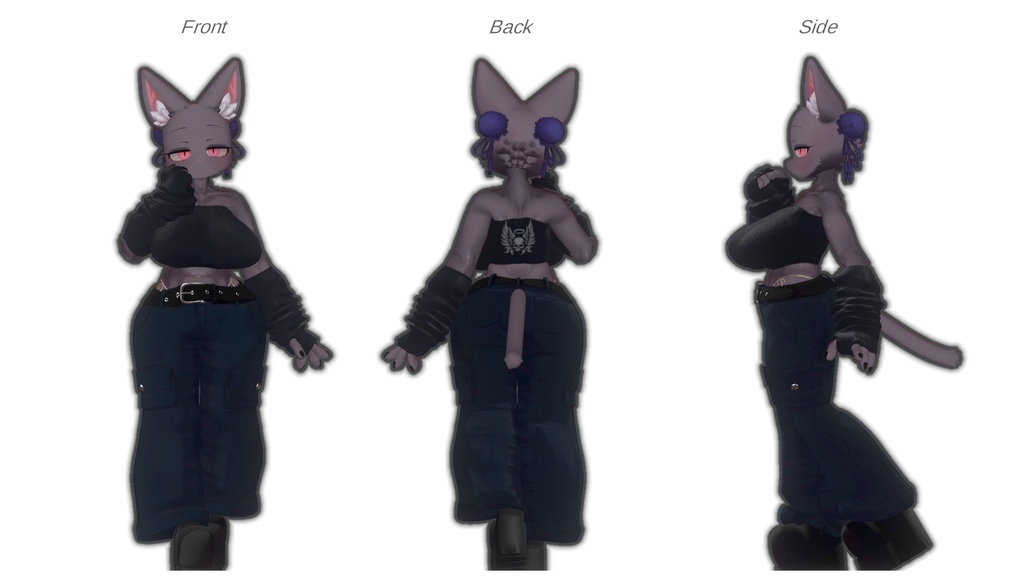 【52アバター対応】だぼパンク【VRchat】