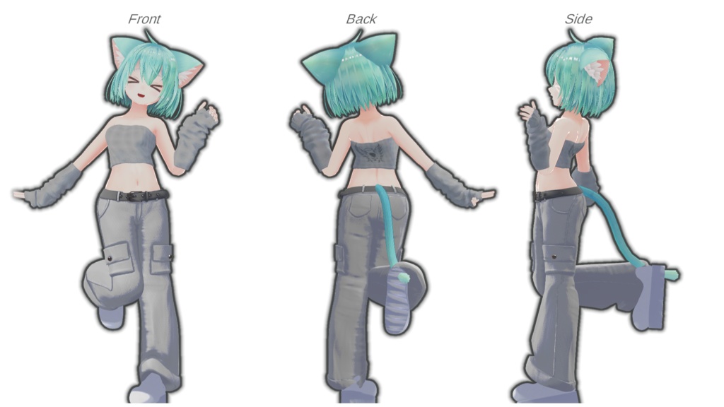 【アバター追加】だぼパンク【VRchat】【34アバター対応】