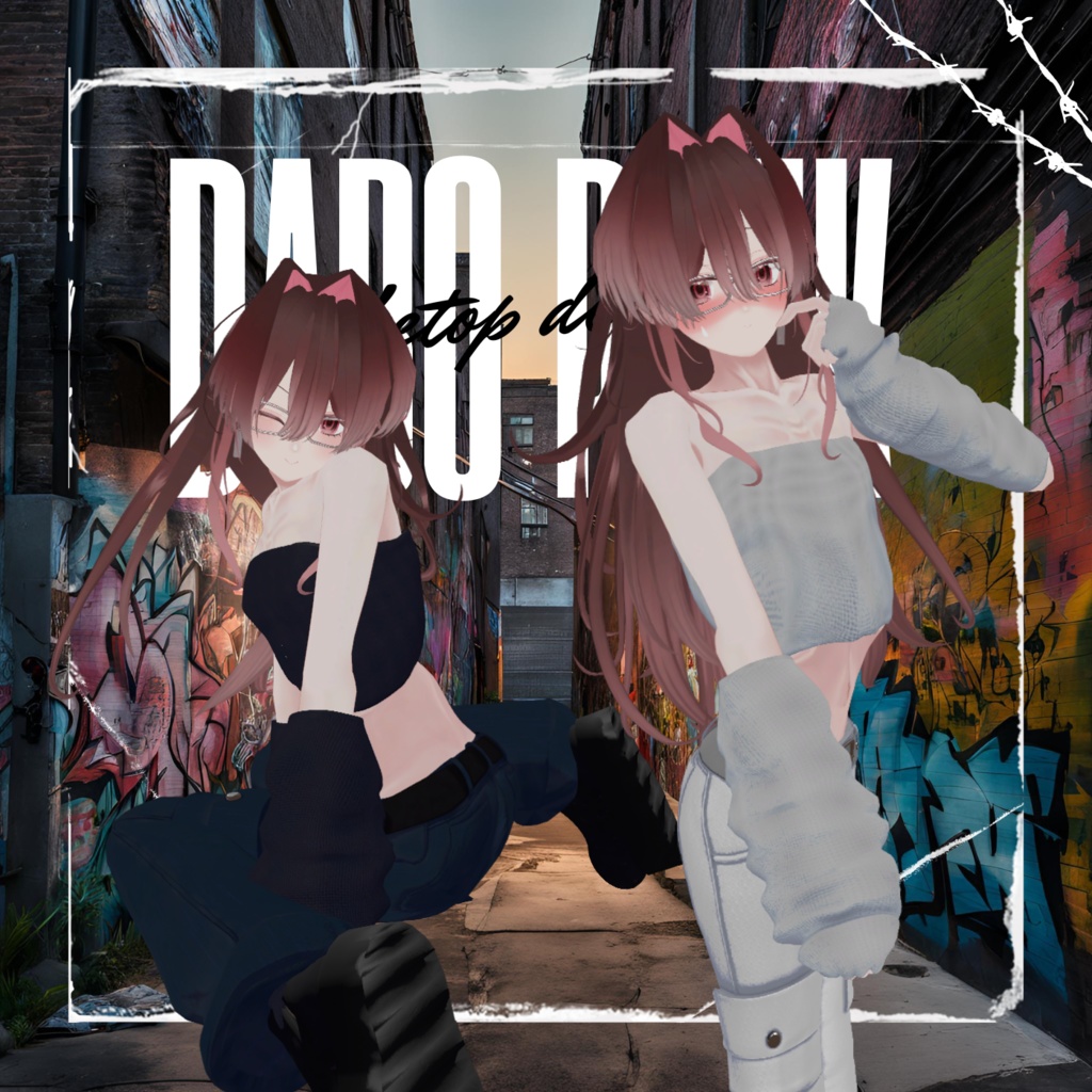 【アバター追加】だぼパンク【VRchat】【34アバター対応】