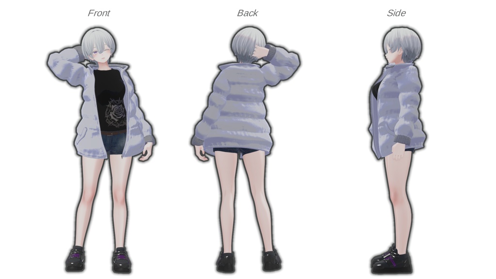 もこもこパイルアップ【VRchat】【4アバター対応】