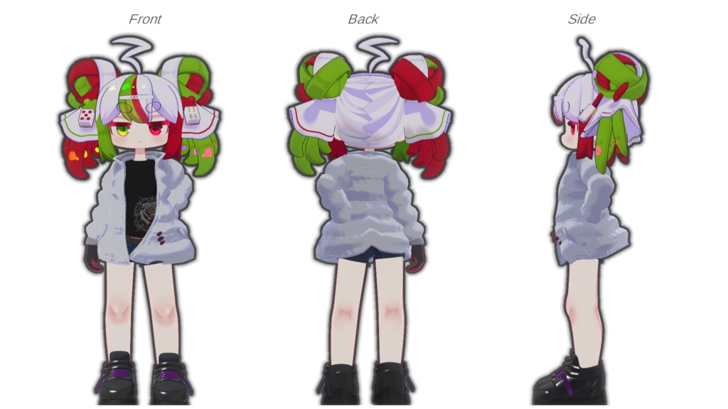 【対応追加】もこもこパイルアップ【10アバター対応】