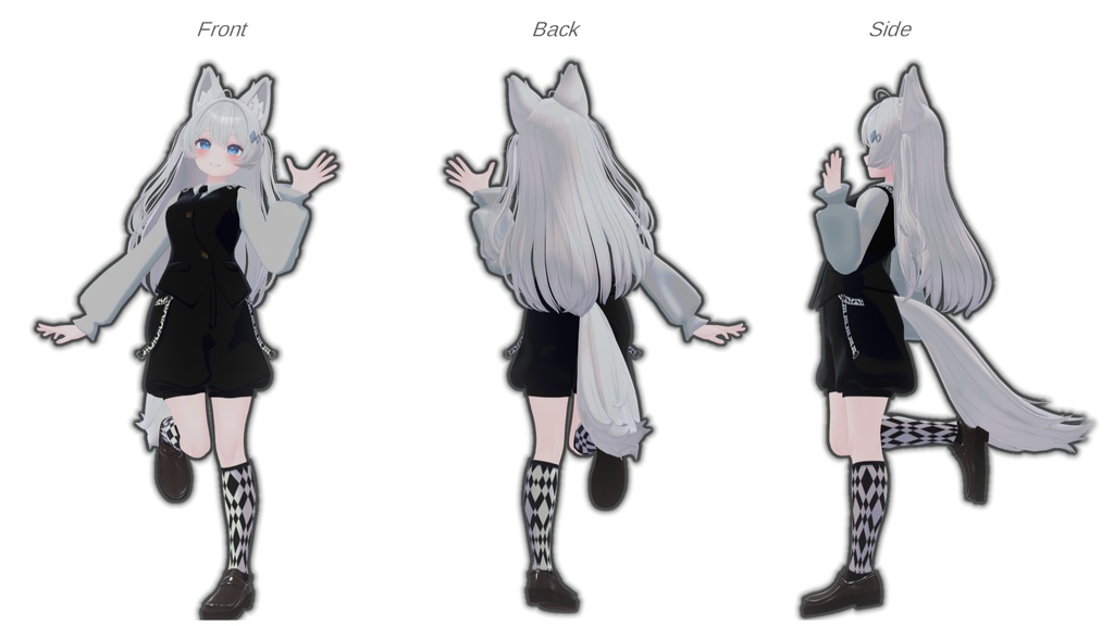 【対応アバター追加】レトロボーイッシュ【VRchat】【7アバター対応】