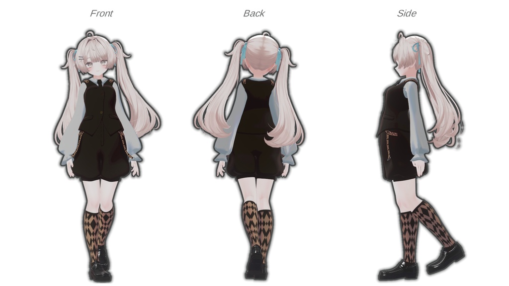 【対応アバター追加】レトロボーイッシュ【VRchat】【7アバター対応】