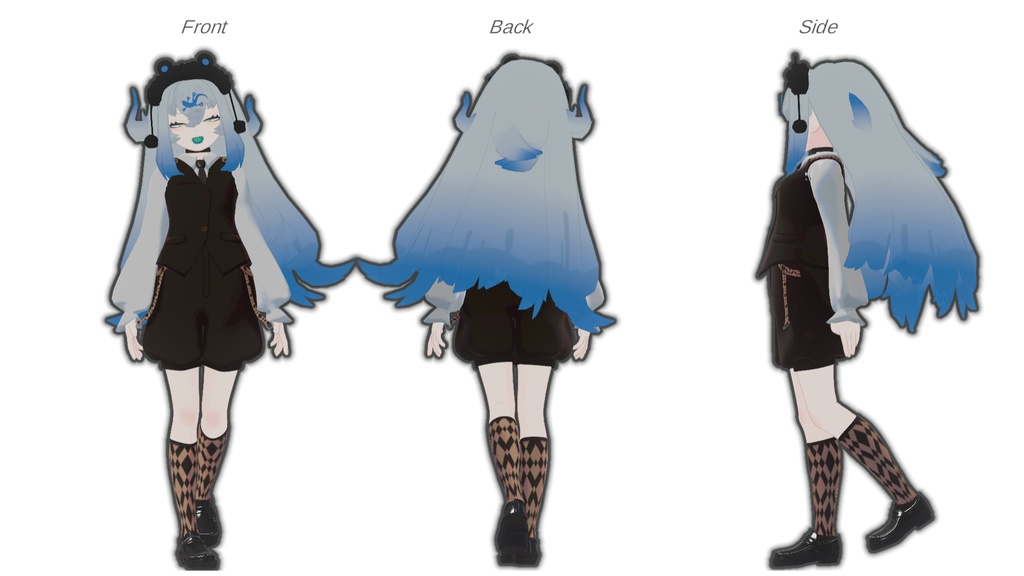 【VRChat】レトロボーイッシュ【11アバター対応】