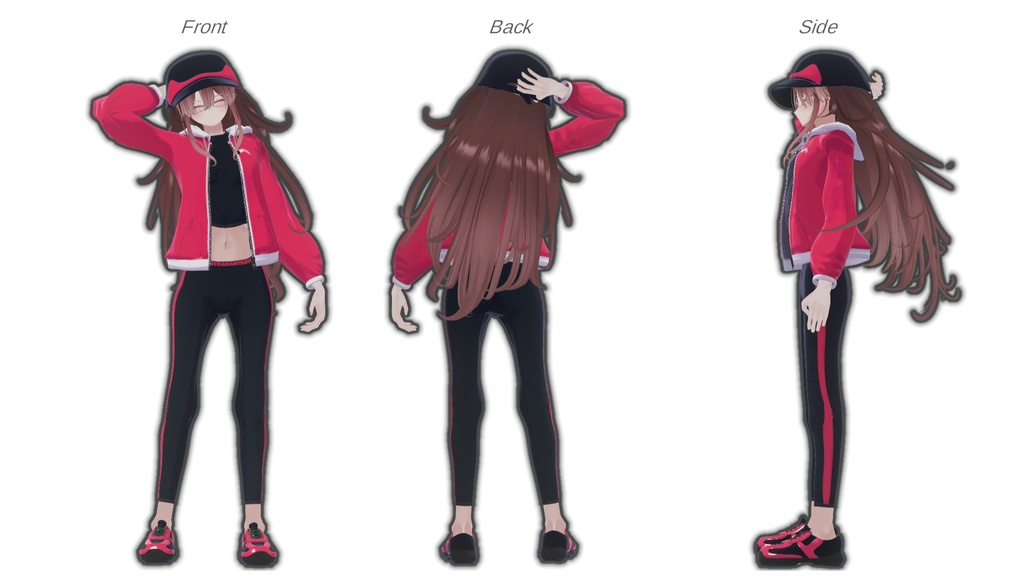 【対応追加】かけあしスポーティ【VRchat】【12アバター対応】