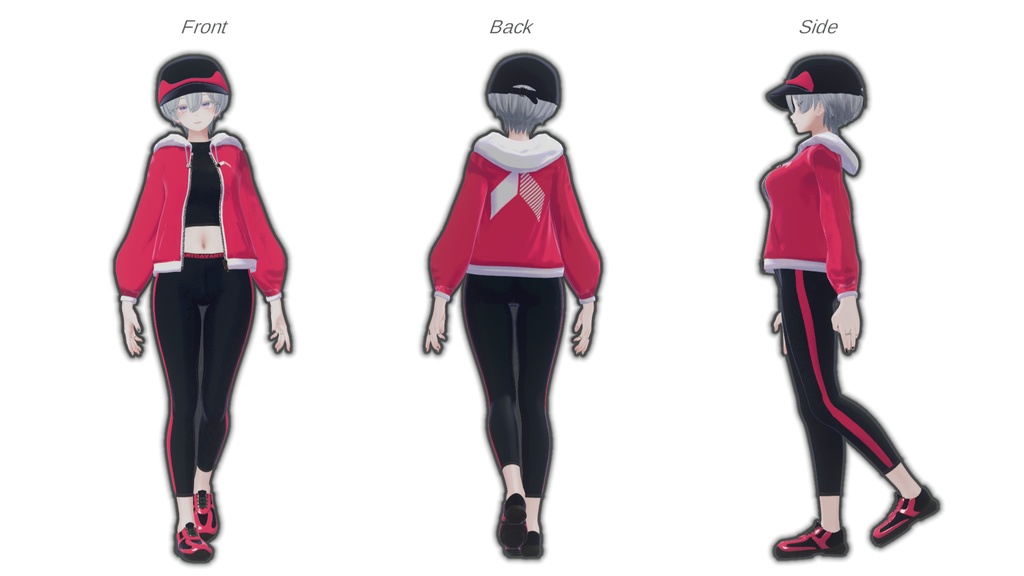 【対応追加】かけあしスポーティ【VRchat】【12アバター対応】