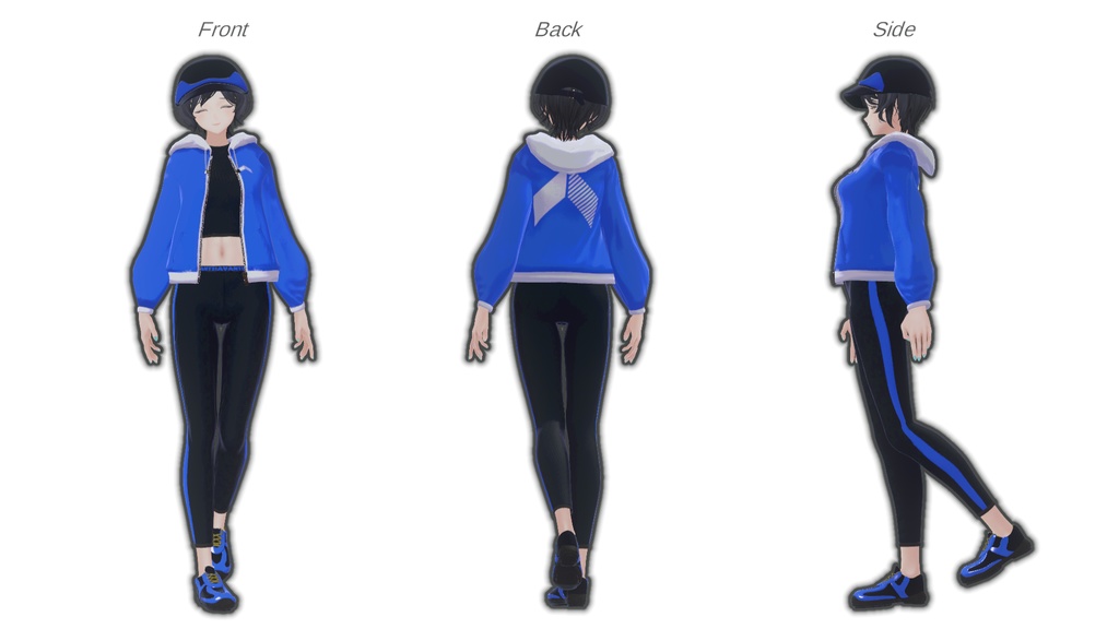 【対応追加】かけあしスポーティ【VRchat】【12アバター対応】