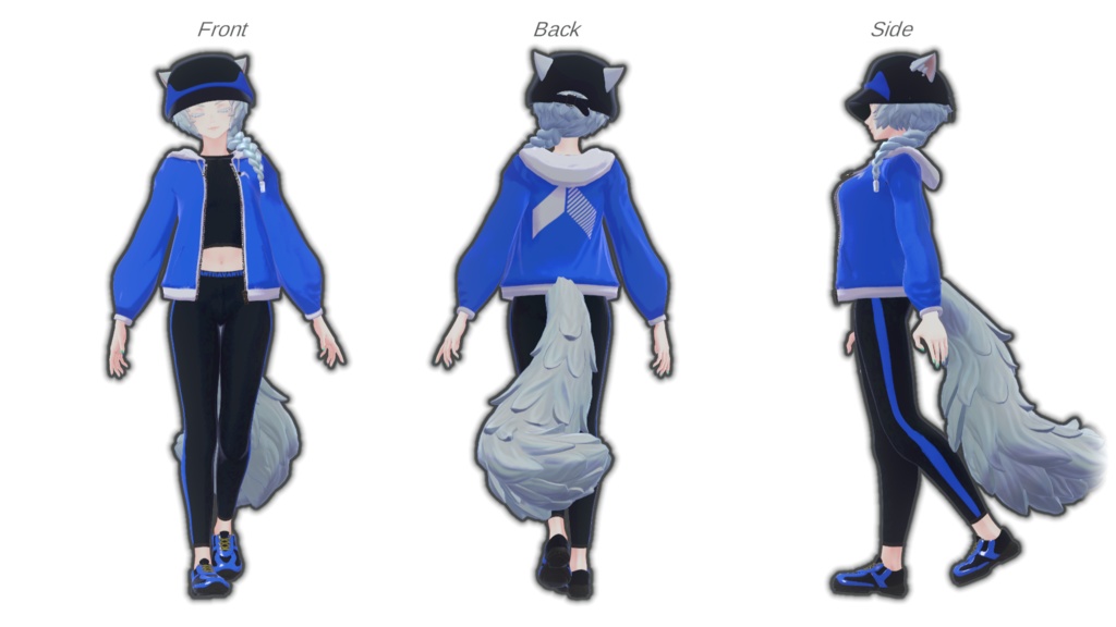 【対応追加】かけあしスポーティ【VRchat】【12アバター対応】