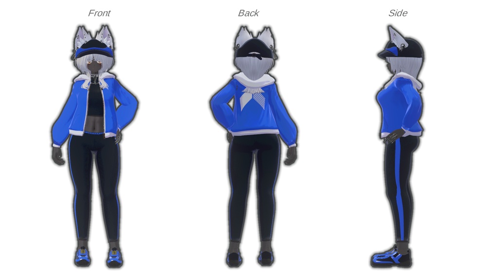 【対応追加】かけあしスポーティ【VRchat】【12アバター対応】