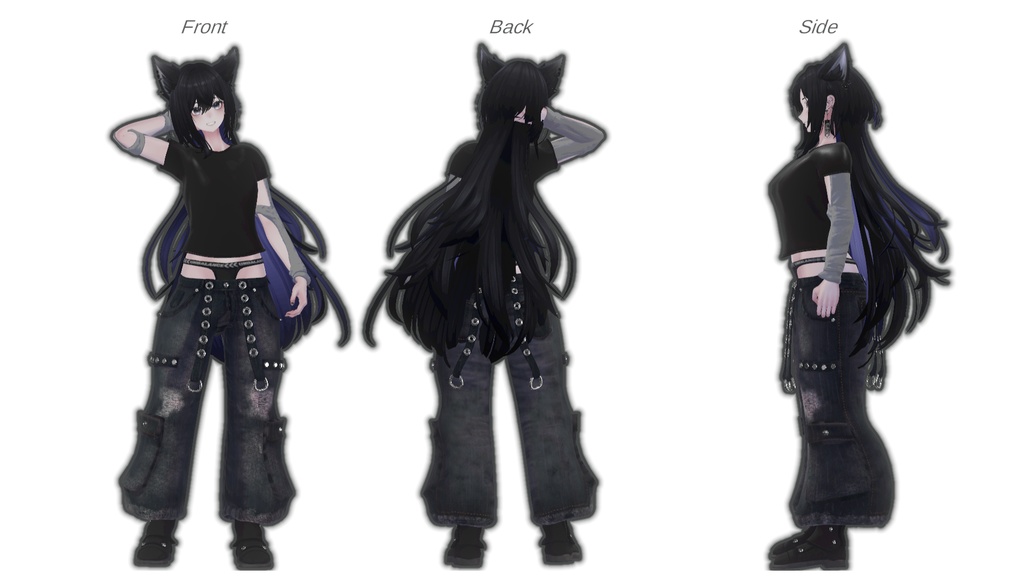 【対応アバター追加】こしみせローライズ【VRchat】【8アバター対応】