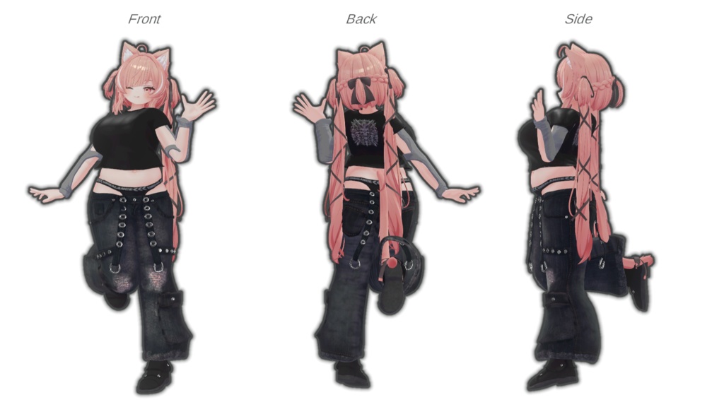 【対応アバター追加】こしみせローライズ【VRchat】【8アバター対応】