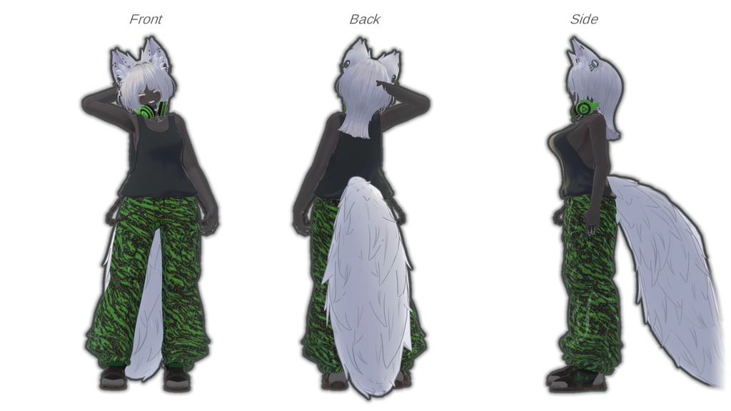 【対応追加】めいさいノイズ【VRchat】【6アバター対応】