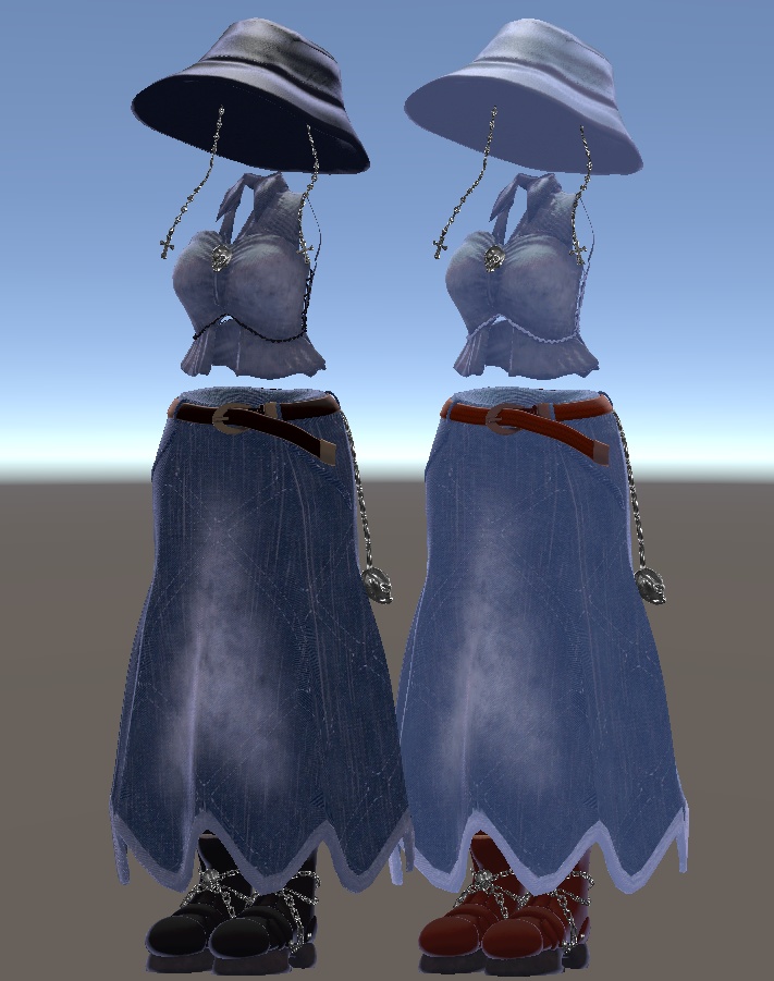 ぐんじょうワイルド【VRchat】【2アバター対応】