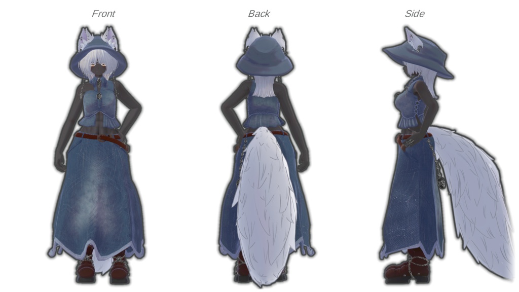 ぐんじょうワイルド【VRchat】【2アバター対応】