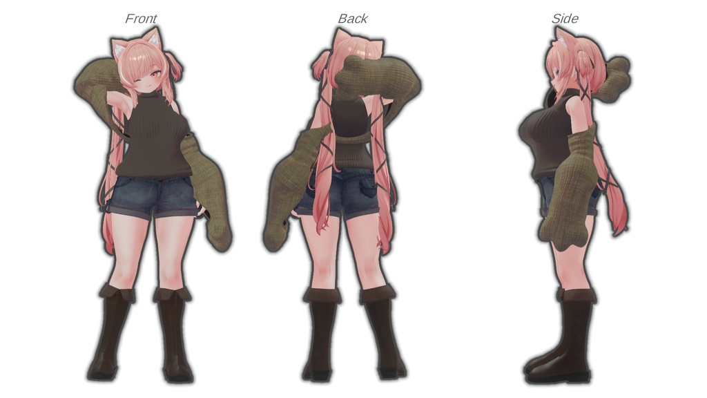 【VRChat 】たてせたミネット 【14アバター対応】