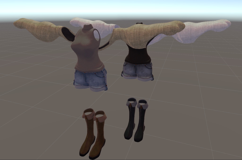 【VRChat 】たてせたミネット 【14アバター対応】