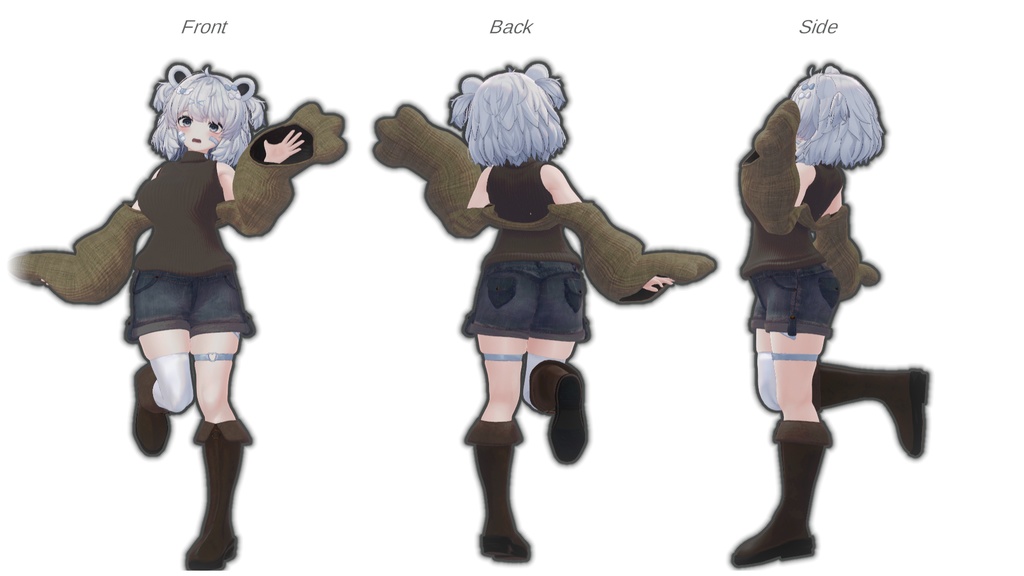 対応追加【VRChat 】たてせたミネット 【22アバター対応】