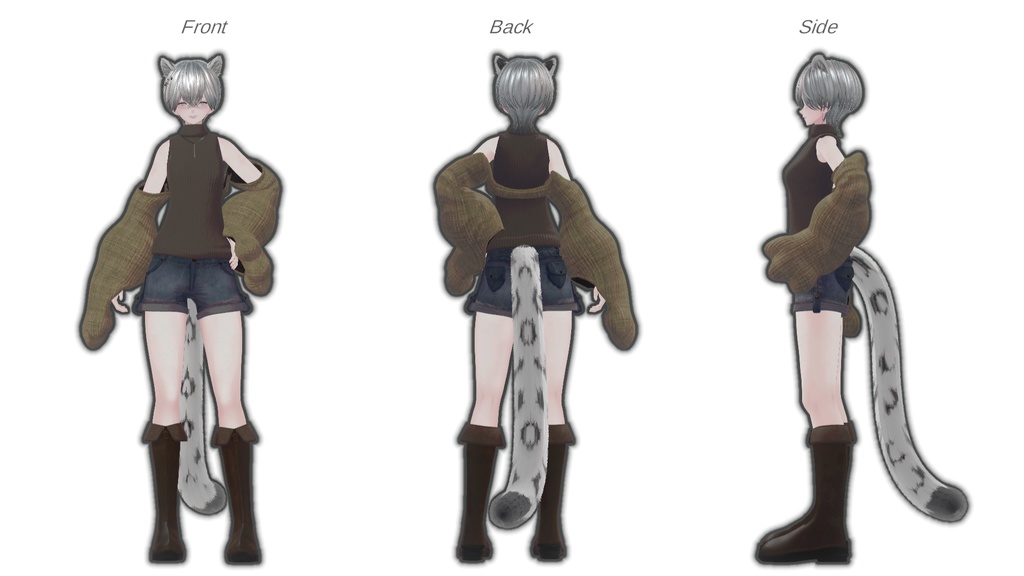 【VRChat 】たてせたミネット 【14アバター対応】