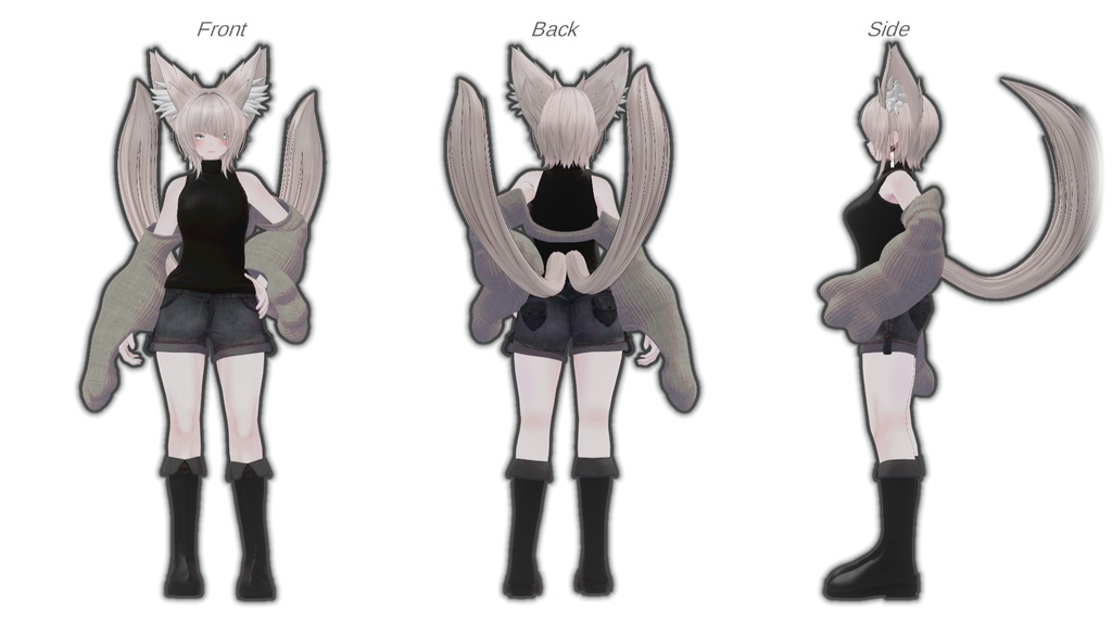 【VRChat 】たてせたミネット 【14アバター対応】